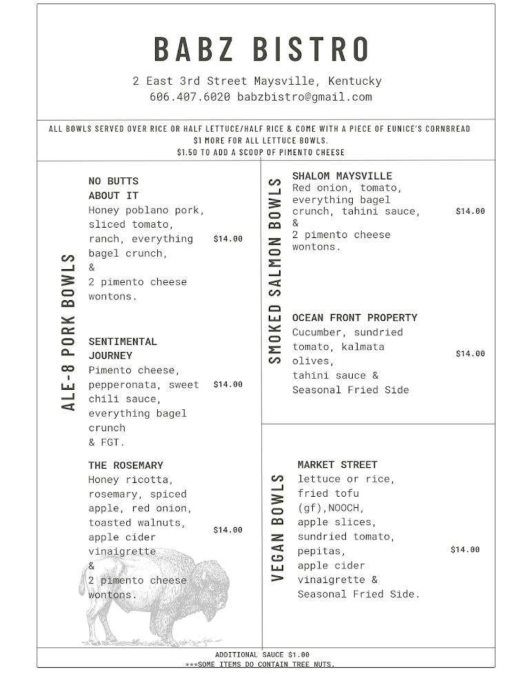 Babz Bistro Menu image 3