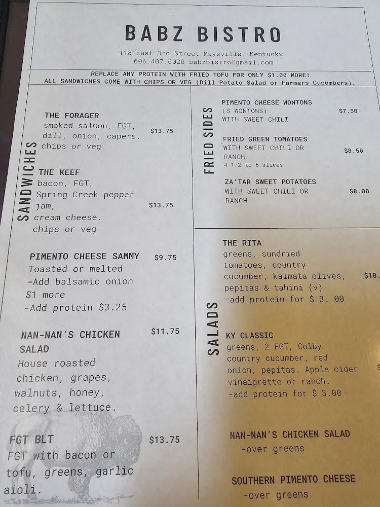 Babz Bistro Menu image 4